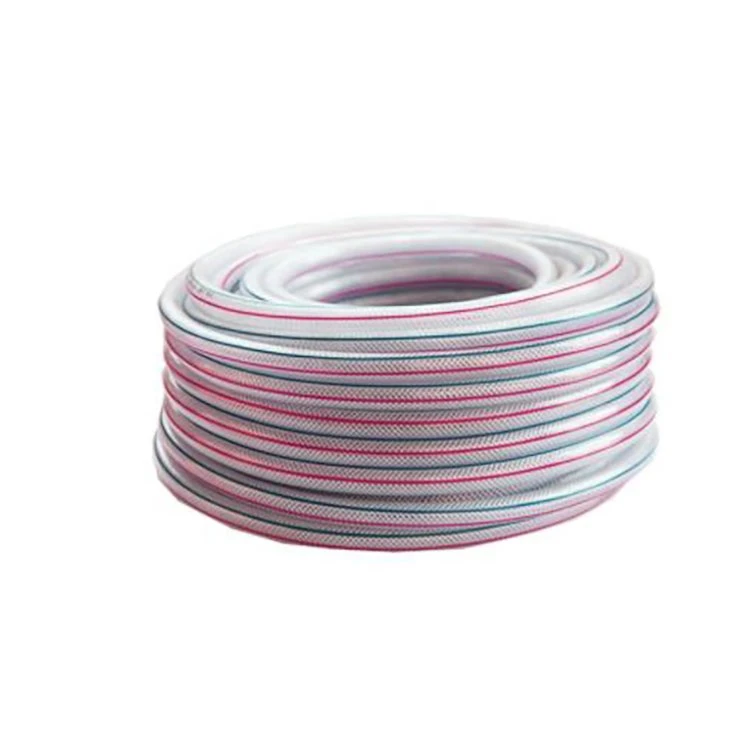 Polyester bog'langan mustahkamlangan shaffof Pvc trubkasi