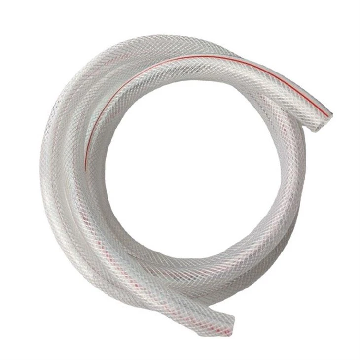 transparent reinforced pvc hose 16 mm 7 bar